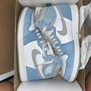Nike Blue and White Sneakers